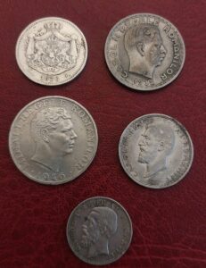 Monede Vechi, colecționar, piesele deținute de mine.