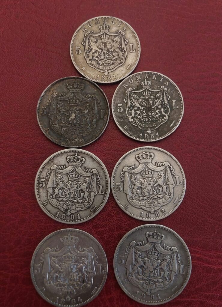 Monede Vechi, colecționar, piesele deținute de mine.