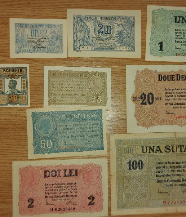 Bancnote vechi, colecționar, piese deținute.