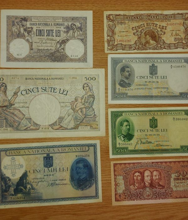 Bancnote vechi, colecționar, piese deținute.